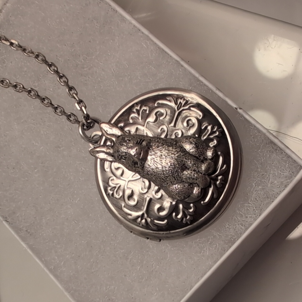 Bunny Locket Necklace